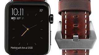top4cus Leather Band Compatible with Apple Watch 38mm 42mm...