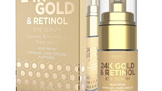 AZURE 24K Gold & Retinol Luxury Anti Aging Eye Serum - Lifting,...