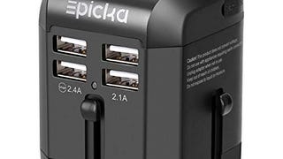 Universal USB Travel Power Adapter - EPICKA All in One...