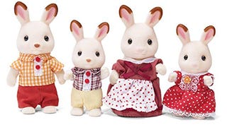 Calico Critters, Hopscotch Rabbit Family, Dolls, Doll House...