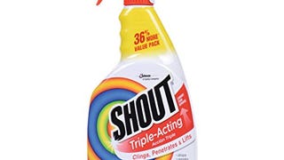 Shout Triple-Acting Laundry Stain Remover Spray Bottle...