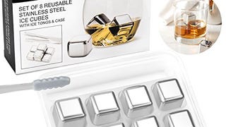 X-Chef Stainless Steel Ice Cubes, Reusable Chilling Stones...