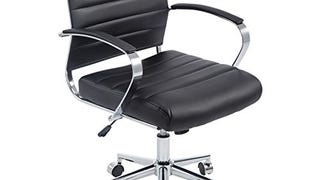 POLY & BARK EM-252-BLK Office Chair, Black