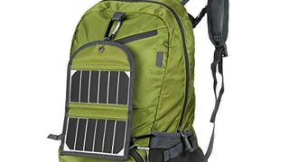 Hiking Backpack Travel Daypack Packable with 7Watts Solar...