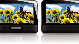 Philips PD7012/37 7-Inch LCD Dual Screen Portable DVD Player,...