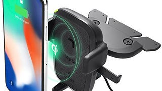 iOttie Easy One Touch Qi Wireless Charger CD Slot Mount...