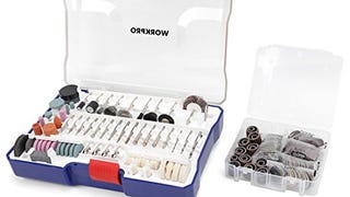 WORKPRO Rotary Tool Accessories Kit, 295-piece in Compact...