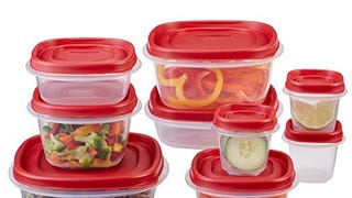 Rubbermaid Easy Find Lids Food Storage-Containers, Racer...