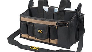 CLC Custom LeatherCraft 1529 16 In. Center Tray Tool Bag,...