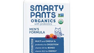 SmartyPants Organic Mens Multivitamins, Daily Gummy Vitamins:...