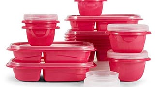Rubbermaid TakeAlongs 2-Compartment Meal Prep and Food...