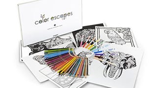 Crayola Color Escapes Coloring Pages & Pencil Kit, Nature...