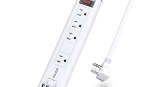 BESTEK 4-Outlet Power Strip with USB 15A 1875W Surge Protector...