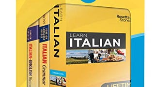 Rosetta Stone Learn Italian Bonus Pack Bundle| Lifetime...