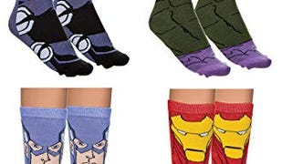 Holiday 4-Pack Jacquard Knit Unisex Crew Socks Gift Sets...