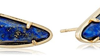 Kendra Scott Everett Gold Blue Lapis Stud Earrings