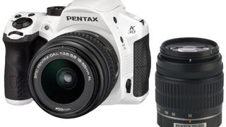Pentax K-30 Weather-Sealed 16MP CMOS Digital SLR Dual Lens...