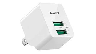 AUKEY USB Wall Charger with Foldable Plug, Ultra Compact...