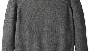 Chaps Men's Classic Fit Cotton Crewneck Sweater, Black...