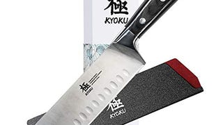 KYOKU Samurai Series - Nakiri Japanese Vegetable Knife...