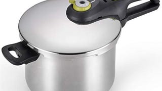 T-fal Pressure Cooker, Stainless Steel Cookware, Dishwasher...