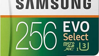 SAMSUNG ELECTRONICS EVO Select 256GB MicroSDXC UHS-I U3...