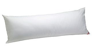 AllerEase 100% Cotton Allergy Medium Density Body Pillow,...
