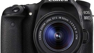 Canon Digital SLR Camera Body [EOS 80D] with EF-S 18-55mm...