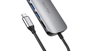 HooToo USB C Hub, 7-in-1 Adapter with Ethernet Port, SD/...