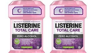 Listerine Total Care Alcohol-Free Anticavity Fluoride Mouthwash,...