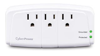 CyberPower CSB300W Essential Surge Protector, 900J/125V,...