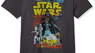 STAR WARS Men's Galactic Battle T-Shirt - Charcoal Heather...