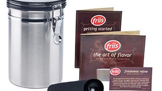 Friis 16oz Stainless Steel Coffee Vault Canister, 16-...