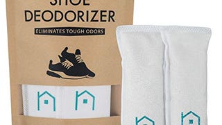 NonScents Shoe Deodorizer (2-Pack) - Odor Eliminator, Freshener...