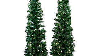 Kurt Adler Pre-Lit Potted Trees Christmas Décor, STD,...