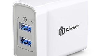 [UL Listed] iClever BoostCube+ 24W Dual USB Wall Charger...
