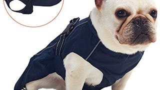 Pro Plums Dog Raincoat Adjustable Lightweight Jacket with...