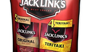 Jack Link’s Beef Jerky Variety Pack, 9 Count (1.25 oz Bags)...