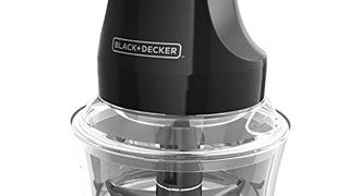 BLACK+DECKER EHC3002B Glass Bowl Chopper (Contains Two...