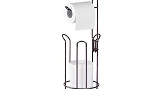 XEEX Free Standing Toilet Paper Holder with Shelf Bathroom...