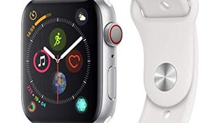 Apple Watch Series 4 (GPS + Cellular, 44mm) - Silver Aluminum...