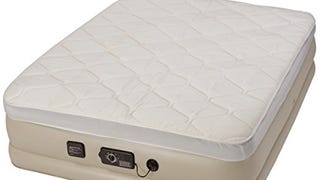 Serta Raised Queen Pillow Top Air Mattress with Never Flat...