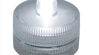10 Submersible Battery LED Lights~WHITE~Wedding~Tea...