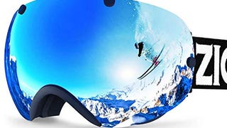 ZIONOR XA Ski Snowboard Snow Goggles for Men Women Anti-...