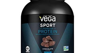 Vega Sport Premium Protein Powder, Chocolate, Vegan, 30g...