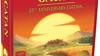 CATAN Board Game 25th Anniversary Edition | Includes The...