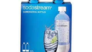 Sodastream 1l Carbonating Bottles- Black (Twin Pack)