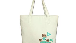 Lamyba Tote Bag Canvas Handbag for Work Travel School Shopping,...