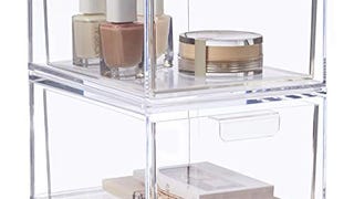 STORi Audrey Stackable Clear Plastic Organizer Drawers...