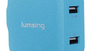 Lumsing 17W 2-Port 5V 3.4A USB Wall Charger Portable Travel...
